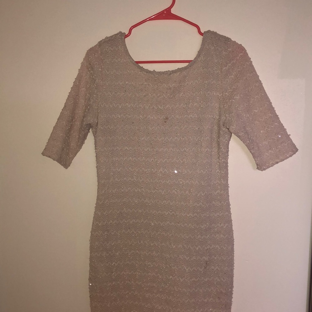 cream dress